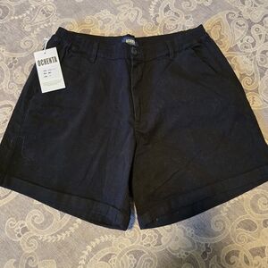 Women's Classic Black Bermuda Shorts